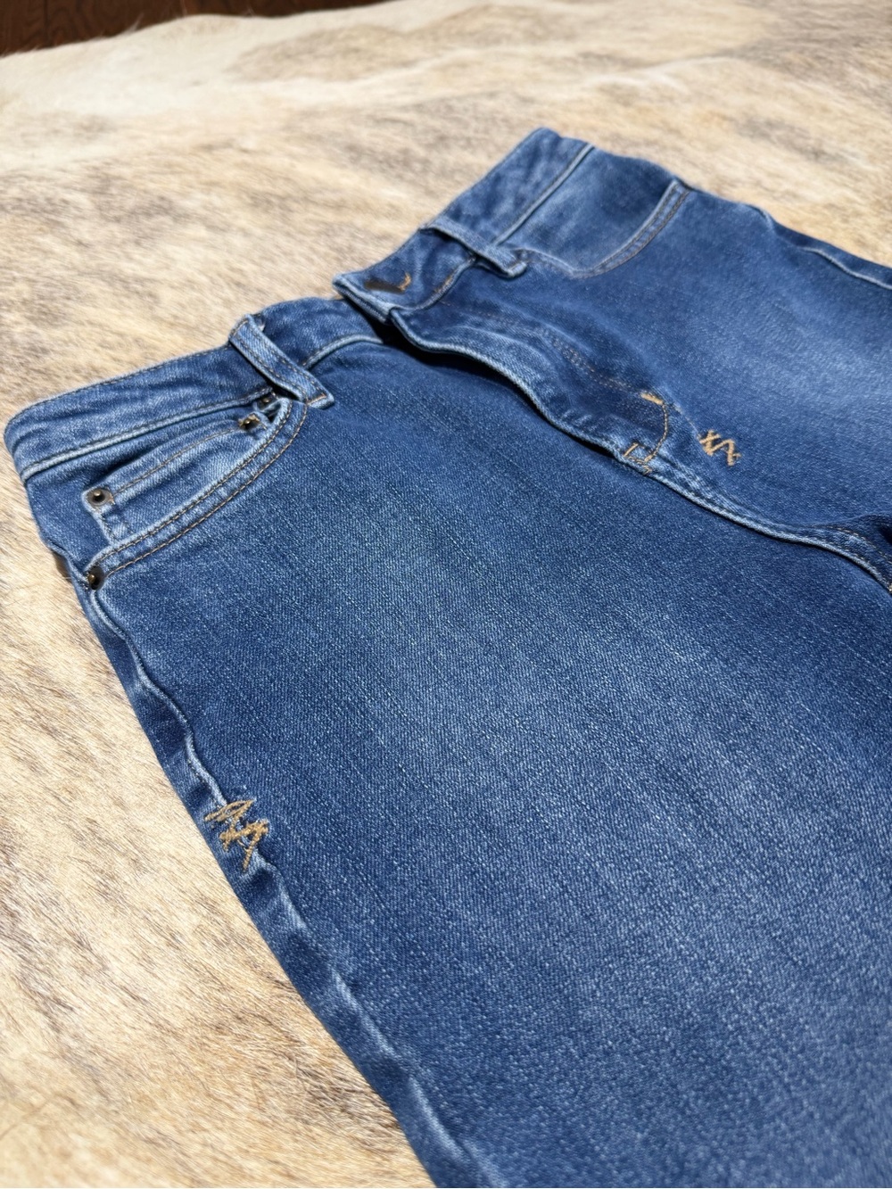 Ksubi Hi N Wasted Crop Jeans Sz 26 High Rise Cropped Skinny Medium Wash - Picture 8 of 15